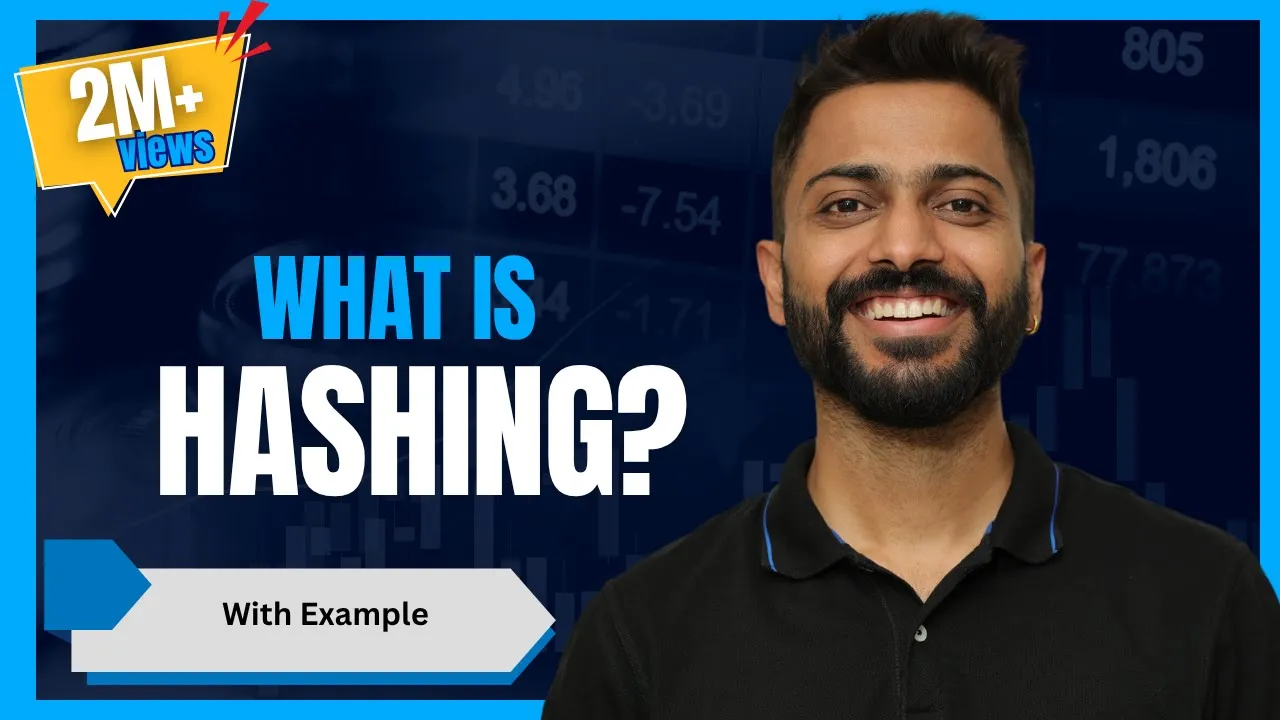 L-6.1: What is hashing with example | Hashing in data structure - YouTube thumbnail