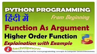 Passing Function As Arguments In Python Higher Order Function Functional Programming in Python