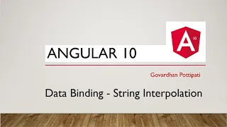 Angular-10 Part - DataBinding