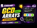 GCD Arrays Easy Starters 243 CodeChef CodeChef Solution