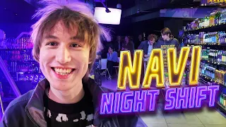 ONE NIGHT IN SUPERMARKET | NAVI BACKSTAGE VLOG