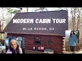 INCREDIBLE VIEWS Modern Cabin Tour Airbnb - Blue Ridge Georgia