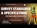 Week 165 Survey Standards Specifications for those taking the CST
