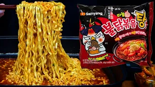 불닭볶음탕면 라면 먹방ASMR MUKBANG SPICY FIRE NOODLES ラーメン eating sounds