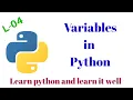 Core Python Types of Variables in Python