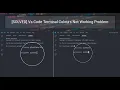 SOLVED Vs Code Terminal Colours Not Working Problem