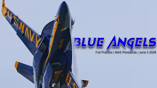 Wobbly SMOKES The Flight Line AGAIN Blue Angels Full Practice from NAS Pensacola June 3 2026