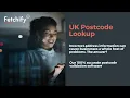 Fetchify UK Postcode Lookup