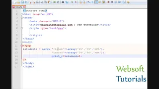 php tutorials in hindi urdu 25 multidimensional array in php PHP Master Learning