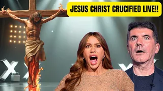 JESUS ​​CHRIST appears and everyone is SURPRISED by his POWERFUL SONG America's Got Talent 2025