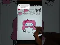 Download Lagu Hello kitty + My melody + cinnamoroll + kuromi 💕 #hellokitty #kuromi #drawing #sanrio #cinnamoroll