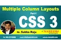 CSS3 Multiple Column Layouts Part-1 CSS3 Tutorial Mr Subba Raju