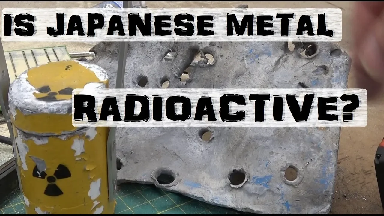 Testing Radiation from Tungsten, Japanese Steel | Welding Metals Tested