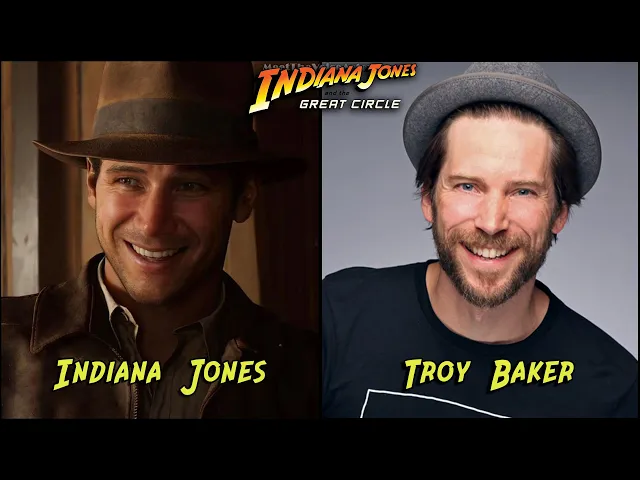 Indiana Jones and the Great Circle Characters Face Models and Voice Actors