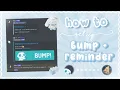 how to set up discord BUMP REMINDER 2023 tutorial with disboard and fibo ely