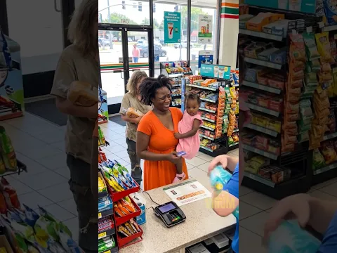 Her Card Declines On Diapers, A Woman Behind Her Puts Bread Back