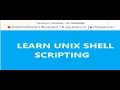 Learn Unix Learn Linux Shell - Search Pattern Text String from file