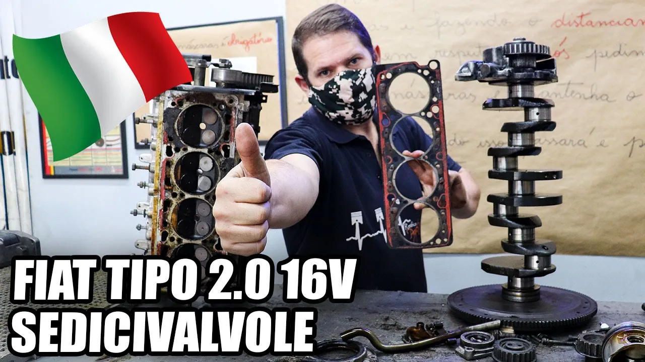 LASANHA ITALIANA!!???? RETIFICAMOS O MOTOR DE UM FIAT TIPO 2.0 16V SEDICIVALVOLE!!