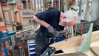 25 April 2023  More work on the keel