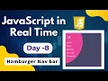 Hamburger Menu html css Navigation bar in html css javascript navigation bar html Navbar html