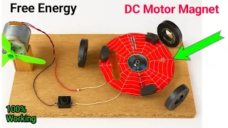 100 Self Running Free Energy Device With DC Motor And Magnet Free Energy Generator DC Motor Fan 