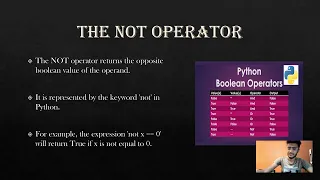 Boolean operators in Python Introduction to Python Programming 2nd Semester