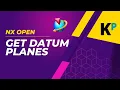 Get Datum Planes NX Open Programming with Visual Basic Parametric Krish