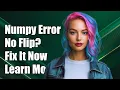 AttributeError module numpy has no attribute flip