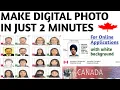 How to make a digital photo for online visa applications CANADA IMMIGRATION hundal22