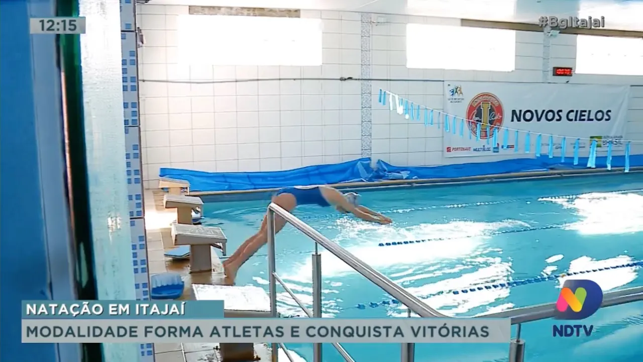 Natação em Itajaí: Modalidade forma atletas e conquista vitórias