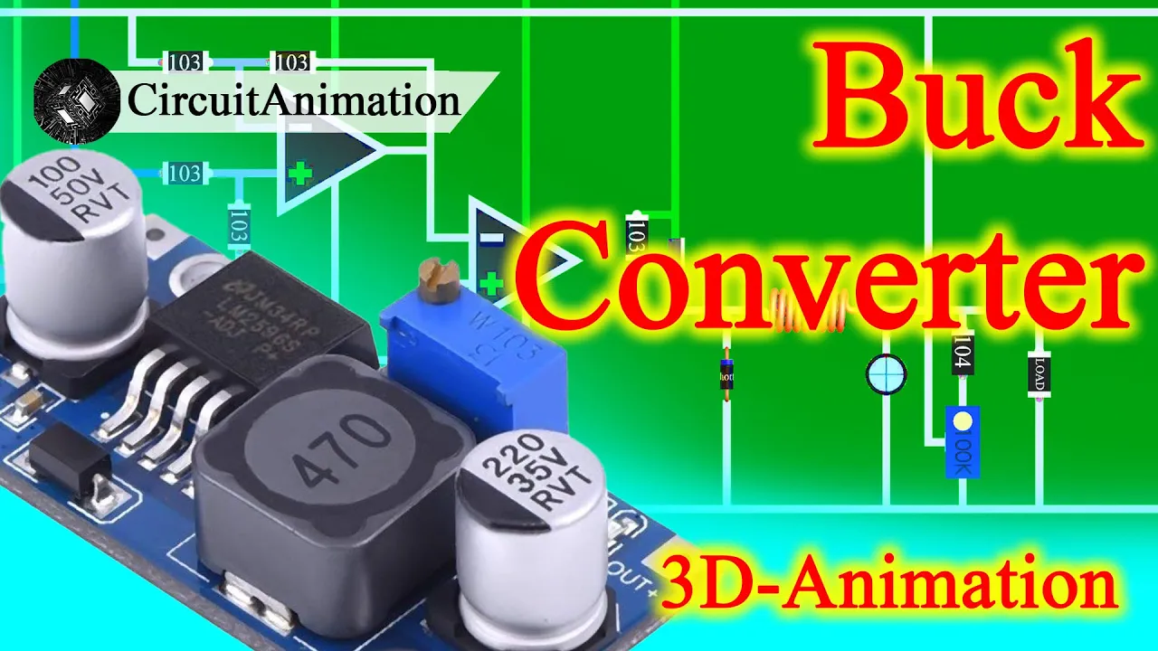 How Does a Closed-Loop Buck Converter Work? DC-DC Step-Down Converter.