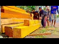 Download Lagu MILLIONS IN PROFIT! This jackfruit wood is sawmilled for export-grade beams.