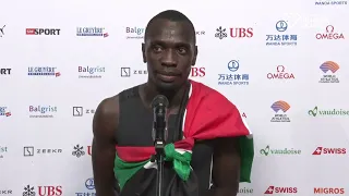 Emmanuel Wanyonyi world leading 800m in Zurich Diamond League