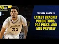 Sweet Sixteen Predictions NBA Props PGA Picks MLB The Dimers Sports Betting Podcast