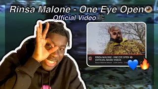 Download RINSA MALONE - ONE EYE OPEN 👁️ (MUSIC VIDEO) REACTION | UK🇬🇧 (tiktok been waitin for this🤣) MP3