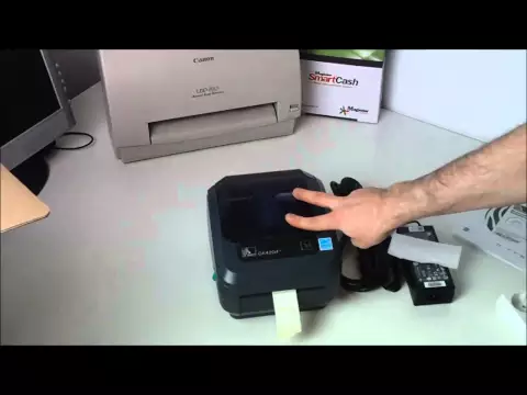 Unboxing imprimanta de etichete termice Zebra GK420D