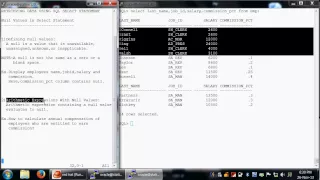 1 3 Arithematic expressions with null values