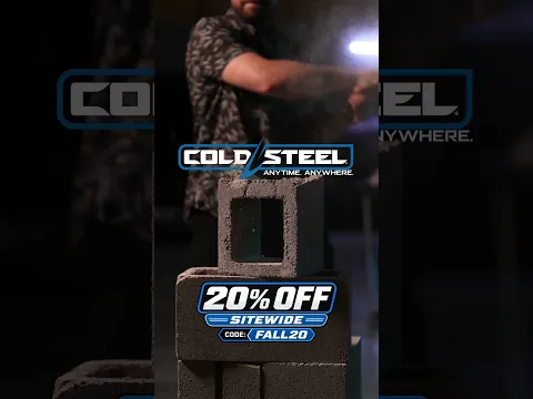 Cold Steel Fall sale! Use code: FALL20 to get 20% site wideat coldsteel.com from 9/3 to 9/8!! #sale