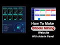 How To Create Own Bitcoin Mining Investment Website BTC mining Source Code