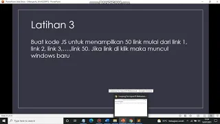 7 Latihan JavaScript Pernyataan Berulang For While Do While