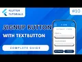 Flutter Signup Form with TextButton Widget Flutter Basic Tutorial App Development - Flutter