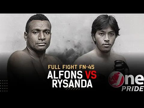 Ranking Fight! Alfons vs Rysanda Julio Dirgantara - Lightweight | Full Fight One Pride MMA FN 45