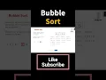 What is Bubble Sort