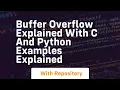 Buffer Overflow Explained with C and Python Examples Explained