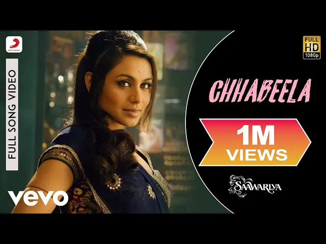 Download MP3 Chhabeela Full Video - Saawariya|Ranbir Kapoor,Rani Mukerji|Alka Yagnik|Monty Sharma