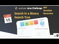Search in a Binary Search Tree Leetcode 700 Recursive Iterative Apple Uber BST