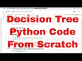Fake news Detection with Decision Tree classifier Python Code from Scratch