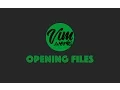 Opening Files in Vim