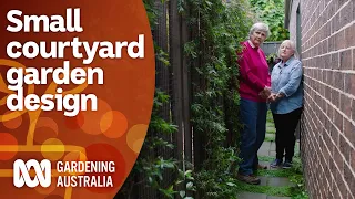 Tips For Planning Out A Small Space Courtyard Garden Garden Design Gardening Australia 