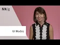 UI Modes and Modals